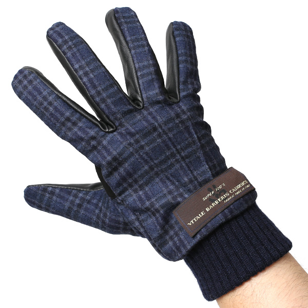  手袋 メンズ レザー 本革 スマホ対応 ブルー ネイビー 青色 スマートフォン対応 タッチパネル対応 操作 可能 羊革(ラムスキン) ゴートスエード(ヤギ革) グローブ おしゃれ 可愛い 人気 ブランド てぶくろ KURODA(クロダ)