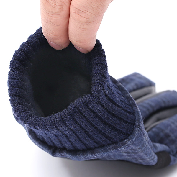  手袋 メンズ レザー 本革 スマホ対応 ブルー ネイビー 青色 スマートフォン対応 タッチパネル対応 操作 可能 羊革(ラムスキン) ゴートスエード(ヤギ革) グローブ おしゃれ 可愛い 人気 ブランド てぶくろ KURODA(クロダ)