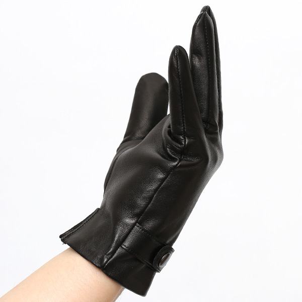  KURODA(クロダ) メンズ 本革 手袋 ブラック 黒 黒色 イタリア製 羊革(ラムスキン) レザー グローブ おしゃれ 可愛い 大人 高級 耐久性 味わい 皮 経年変化 てぶくろ KURODA(クロダ)