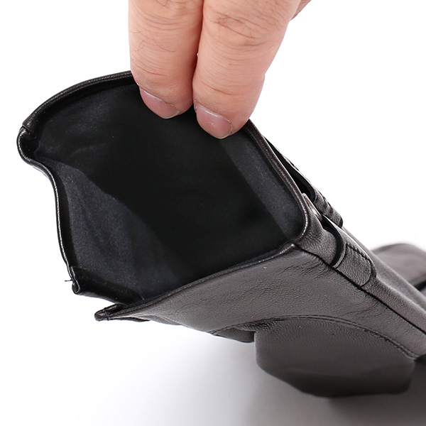  KURODA(クロダ) メンズ 本革 手袋 ブラック 黒 黒色 イタリア製 羊革(ラムスキン) レザー グローブ おしゃれ 可愛い 大人 高級 耐久性 味わい 皮 経年変化 てぶくろ KURODA(クロダ)