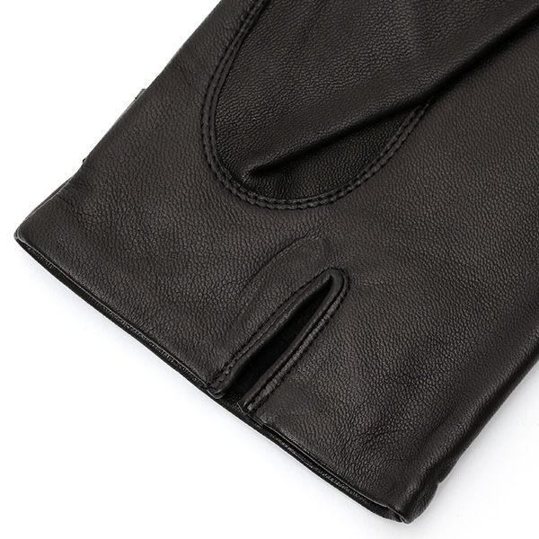  KURODA(クロダ) メンズ 本革 手袋 ブラック 黒 黒色 イタリア製 羊革(ラムスキン) レザー グローブ おしゃれ 可愛い 大人 高級 耐久性 味わい 皮 経年変化 てぶくろ KURODA(クロダ)