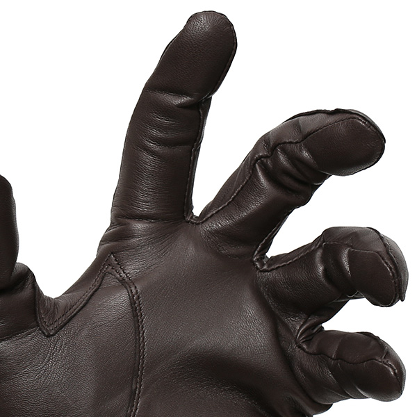  KURODA(クロダ) メンズ 本革 手袋 ダークブラウン ブラウン 茶 茶色 イタリア製 羊革(ラムスキン) レザー グローブ おしゃれ 可愛い 大人 高級 耐久性 味わい 皮 経年変化 てぶくろ KURODA(クロダ)