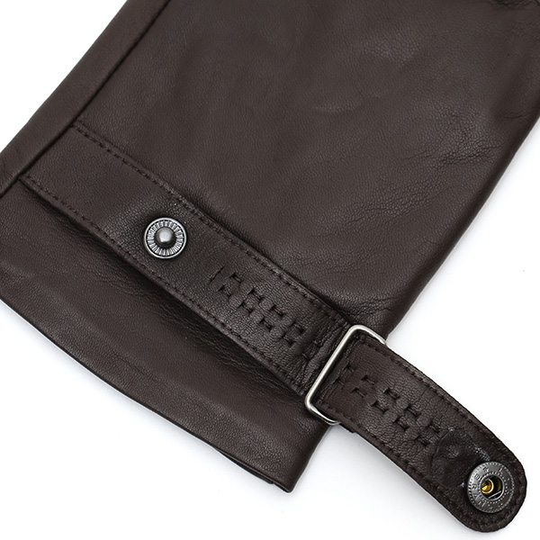  KURODA(クロダ) メンズ 本革 手袋 ダークブラウン ブラウン 茶 茶色 イタリア製 羊革(ラムスキン) レザー グローブ おしゃれ 可愛い 大人 高級 耐久性 味わい 皮 経年変化 てぶくろ KURODA(クロダ)