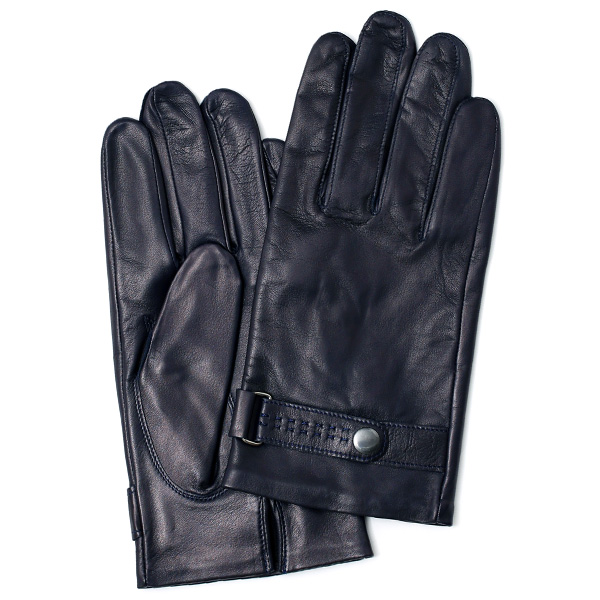 KURODA(クロダ) 羊革(イタリア製ラムスキン) 手袋 ネイビー