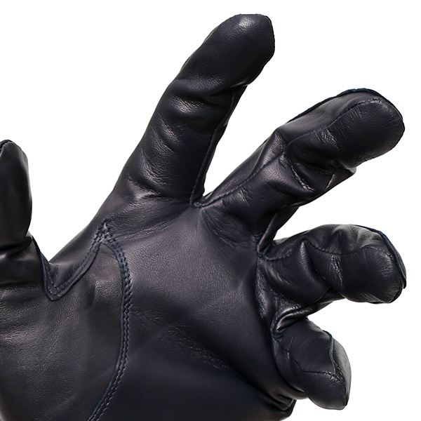  KURODA(クロダ) メンズ 本革 手袋 ブルー ネイビー 青色 イタリア製 羊革(ラムスキン) レザー グローブ おしゃれ 可愛い 大人 高級 耐久性 味わい 皮 経年変化 てぶくろ KURODA(クロダ)