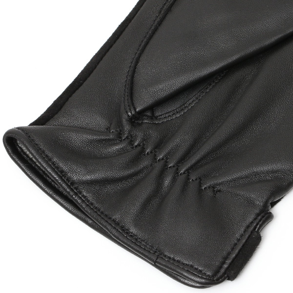  KURODA(クロダ) 革手袋 日本製 ブランド メンズ スマホ対応 本革 カシミヤ混裏地 ブラック 黒 黒色 レザー スエード スウェード グローブ 男性 男 プレゼント クリスマス ギフト 30代 40代 50代 おしゃれ 高級 大人 皮 てぶくろ 日本