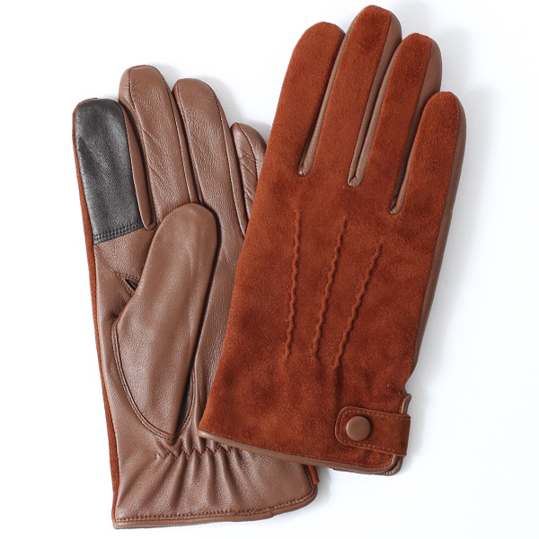 KURODA(クロダ) ヤギ革 メンズ 手袋 キャメル