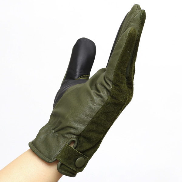  KURODA(クロダ) 革手袋 日本製 ブランド メンズ スマホ対応 本革 カシミヤ混裏地 グリーン 緑色 レザー スエード スウェード グローブ 男性 男 プレゼント クリスマス ギフト 30代 40代 50代 おしゃれ 高級 大人 皮 てぶくろ 日本