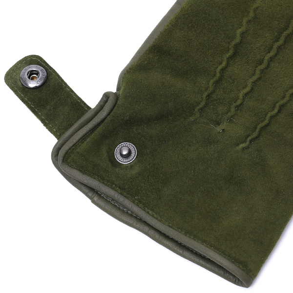  KURODA(クロダ) 革手袋 日本製 ブランド メンズ スマホ対応 本革 カシミヤ混裏地 グリーン 緑色 レザー スエード スウェード グローブ 男性 男 プレゼント クリスマス ギフト 30代 40代 50代 おしゃれ 高級 大人 皮 てぶくろ 日本