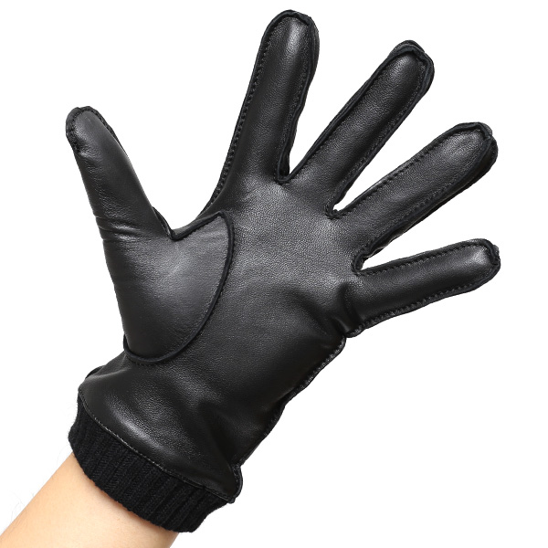  手袋 メンズ 本革 レザー カシミヤ混裏地 ブランド スマホ対応 ブラック 黒 黒色 男性 男 プレゼント クリスマス ギフト 贈り物 おしゃれ 高級 大人 タッチパネル スマートフォン対応 操作 可能 KURODA(クロダ)