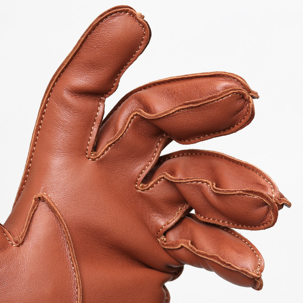  手袋 メンズ 本革 レザー カシミヤ混裏地 ブランド スマホ対応 キャメル ブラウン 茶 茶色 男性 男 プレゼント クリスマス ギフト 贈り物 おしゃれ 高級 大人 タッチパネル スマートフォン対応 操作 可能 KURODA(クロダ)