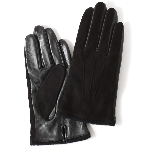 KURODA(クロダ) 羊革 メンズ 手袋 ブラック