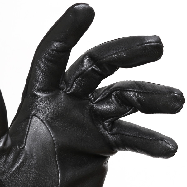  【スマホ対応】 KURODA(クロダ) 革手袋 メンズ 本革 カシミヤ混裏地 ブラック 黒 黒色 ビジネス フォーマル カジュアル 高級 ブランド 大人 オシャレ カシミア混 ヤギ革 プレゼント クリスマス ギフト