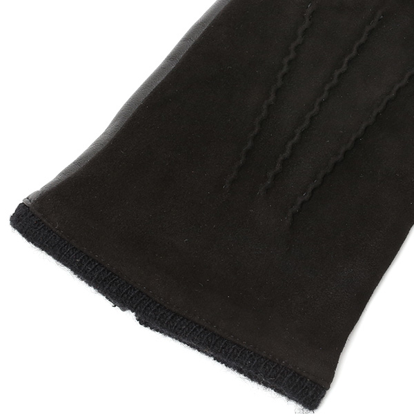  【スマホ対応】 KURODA(クロダ) 革手袋 メンズ 本革 カシミヤ混裏地 ブラック 黒 黒色 ビジネス フォーマル カジュアル 高級 ブランド 大人 オシャレ カシミア混 ヤギ革 プレゼント クリスマス ギフト