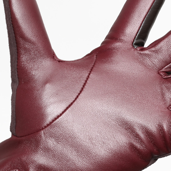  【スマホ対応】 KURODA(クロダ) 革手袋 メンズ 本革 カシミヤ混裏地 ワイン レッド ワイン 赤色 ビジネス フォーマル カジュアル 高級 ブランド 大人 オシャレ カシミア混 ヤギ革 プレゼント クリスマス ギフト