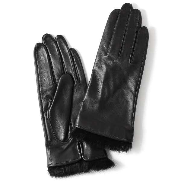 KURODA(クロダ) 羊革 レディース 手袋 ブラック