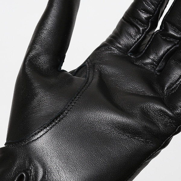  KURODA(クロダ) 手袋 レディース 本革 レザー 日本製 ベンベルグ(キュプラ)裏地 ラビットファー ブラック 黒 黒色 かわいい 高級 おしゃれ 大人 女性 プレゼント クリスマス 誕生日 ギフト 1万円 羊革 ラムスキン 皮 てぶくろ