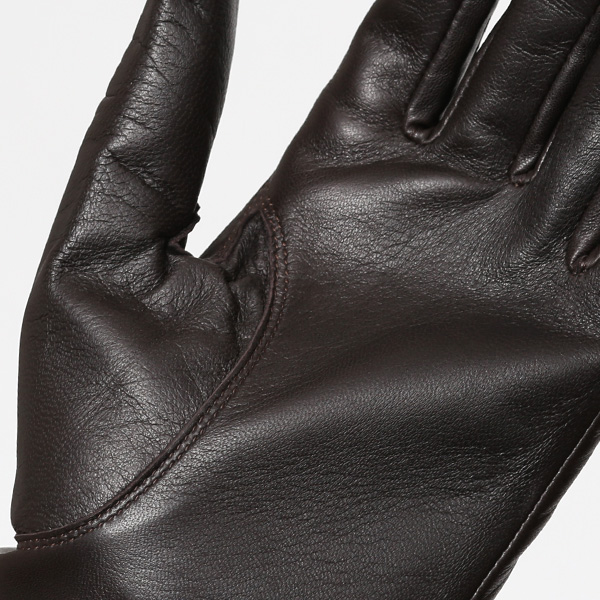  KURODA(クロダ) 手袋 レディース 本革 レザー 日本製 ベンベルグ(キュプラ)裏地 ラビットファー ダークブラウン ブラウン 茶 茶色 かわいい 高級 おしゃれ 大人 女性 プレゼント クリスマス 誕生日 ギフト 1万円 羊革 ラムスキン 皮 てぶくろ