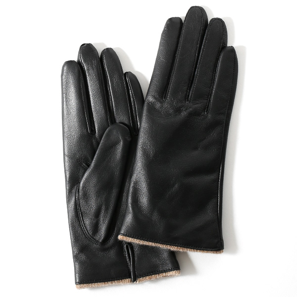 KURODA(クロダ) 羊革 レディース 手袋 ブラック