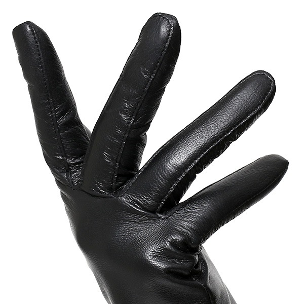  KURODA(クロダ) 手袋 レディース ブランド 本革 レザー 日本製 カシミヤ混裏地 ブラック 黒 黒色 暖かい シンプル かわいい 大人 女性 プレゼント クリスマス 誕生日 ギフト 羊革 ラムスキン 皮 てぶくろ