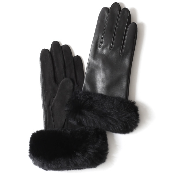 KURODA(クロダ) 羊革 レディース 手袋 ブラック