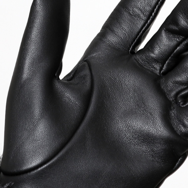  【ブランド化粧箱付き】 KURODA(クロダ) ファー付き 革手袋 ブランド レザー 本革 レディース スマホ対応 ブラック 黒 黒色 暖かい かわいい 高級 おしゃれ 大人 女性 プレゼント クリスマス 誕生日 ギフト 羊革 ラムスキン 皮 てぶくろ