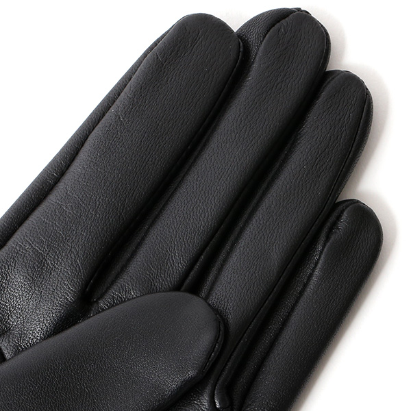  【ブランド化粧箱付き】 KURODA(クロダ) ファー付き 革手袋 ブランド レザー 本革 レディース スマホ対応 ブラック 黒 黒色 暖かい かわいい 高級 おしゃれ 大人 女性 プレゼント クリスマス 誕生日 ギフト 羊革 ラムスキン 皮 てぶくろ