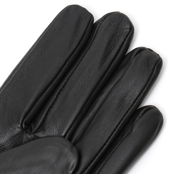  KURODA(クロダ) レディース 本革 レザー 手袋 スマホ対応 ラビットファー ブラック 黒 黒色 暖かい シンプル 無地 かわいい 高級 おしゃれ 大人 女性 プレゼント クリスマス 誕生日 ギフト 羊革 ラムスキン 皮 てぶくろ