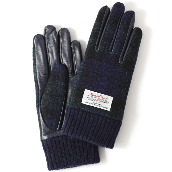 KURODA(クロダ) 羊革 レディース 手袋 ネイビー