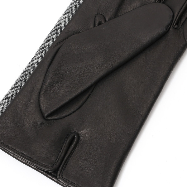  AVOCA(アヴォカ) 創業1723年アイルランドの老舗メーカー ラムスキン(生後1年以内の仔羊)×カシミヤ混裏地 ブラック 黒 黒色 日本製 革 手袋レディース 女性 プレゼント クリスマス 誕生日KURODA(クロダ)