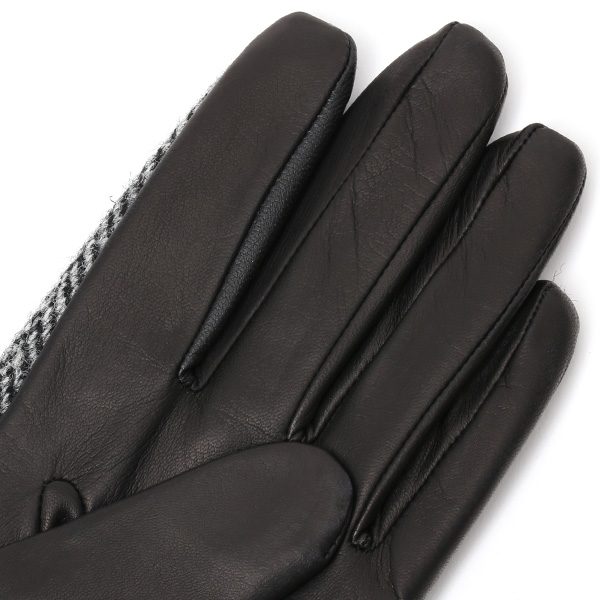  AVOCA(アヴォカ) 創業1723年アイルランドの老舗メーカー ラムスキン(生後1年以内の仔羊)×カシミヤ混裏地 ブラック 黒 黒色 日本製 革 手袋レディース 女性 プレゼント クリスマス 誕生日KURODA(クロダ)