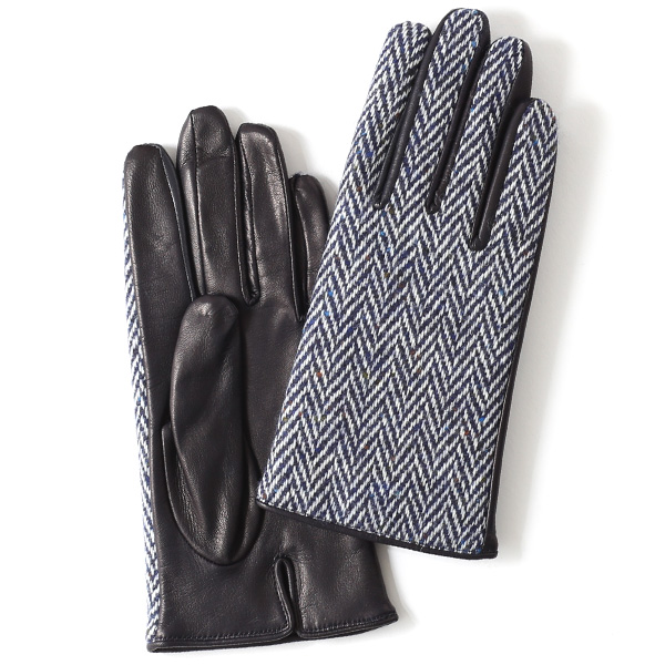 KURODA(クロダ) 羊革 レディース 手袋 ネイビー