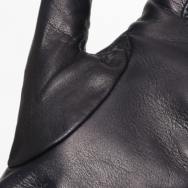  AVOCA(アヴォカ) 創業1723年アイルランドの老舗メーカー ラムスキン(生後1年以内の仔羊)×カシミヤ混裏地 ブルー ネイビー 青色 日本製 革 手袋レディース 女性 プレゼント クリスマス 誕生日KURODA(クロダ)