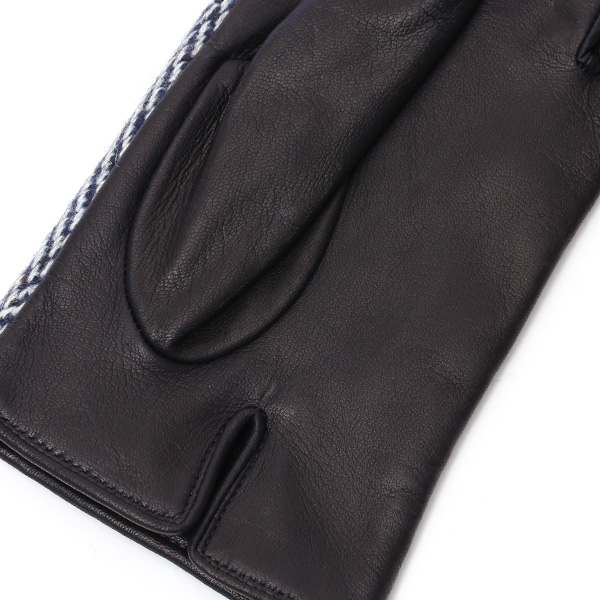  AVOCA(アヴォカ) 創業1723年アイルランドの老舗メーカー ラムスキン(生後1年以内の仔羊)×カシミヤ混裏地 ブルー ネイビー 青色 日本製 革 手袋レディース 女性 プレゼント クリスマス 誕生日KURODA(クロダ)