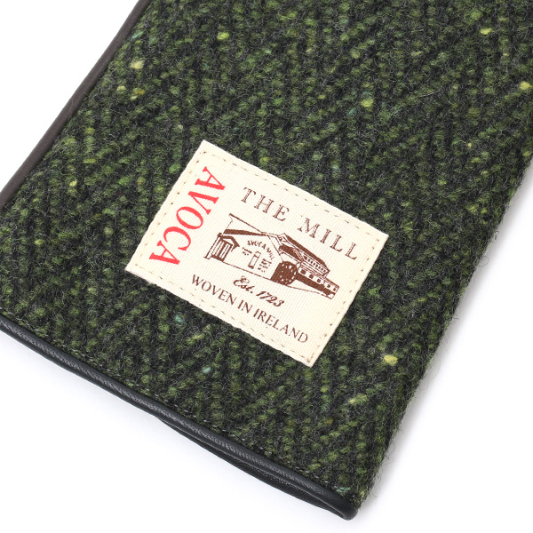  AVOCA(アヴォカ) 創業1723年アイルランドの老舗メーカー ラムスキン(生後1年以内の仔羊)×カシミヤ混裏地 グリーン 緑色 日本製 革 手袋レディース 女性 プレゼント クリスマス 誕生日KURODA(クロダ)