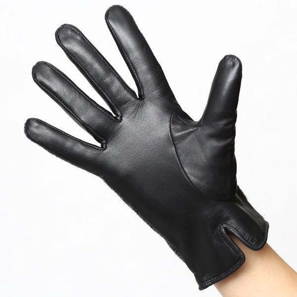  MOON(ムーン) 手袋 レディース ブランド 本革 スマホ対応  グレー グレイ 灰色 スマホ操作可能 暖かい かわいい 高級 おしゃれ 大人 女性 プレゼント クリスマス 誕生日 皮 てぶくろ KURODA(クロダ)