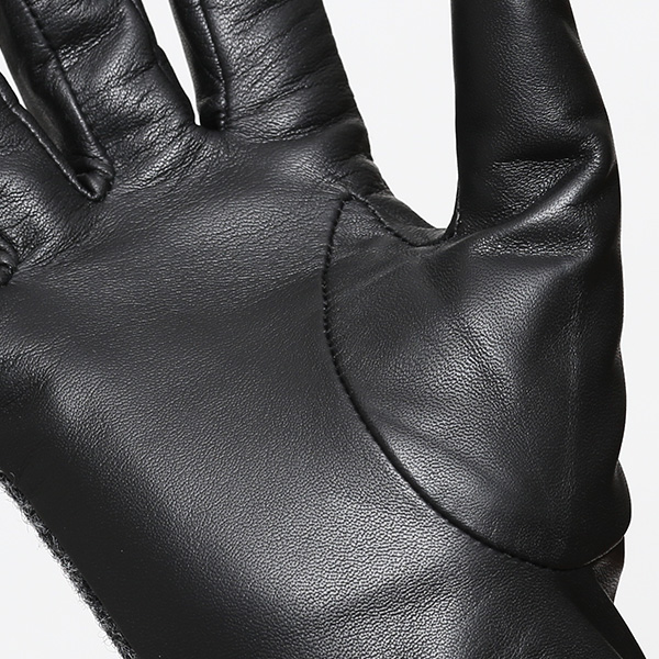  MOON(ムーン) 手袋 レディース ブランド 本革 スマホ対応  グレー グレイ 灰色 スマホ操作可能 暖かい かわいい 高級 おしゃれ 大人 女性 プレゼント クリスマス 誕生日 皮 てぶくろ KURODA(クロダ)