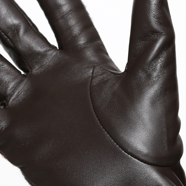 MOON(ムーン) 手袋 レディース ブランド 本革 スマホ対応 レッド ワイン 赤色 スマホ操作可能 暖かい かわいい 高級 おしゃれ 大人 女性 プレゼント クリスマス 誕生日 皮 てぶくろ KURODA(クロダ)