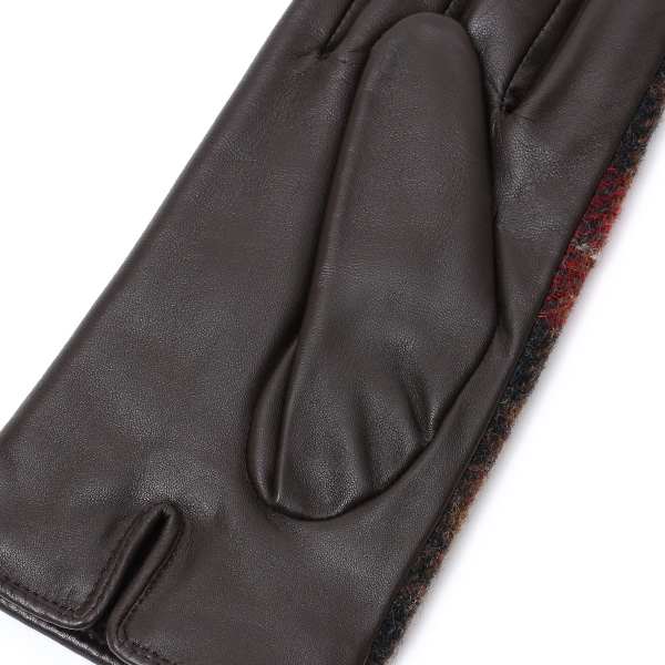MOON(ムーン) 手袋 レディース ブランド 本革 スマホ対応 レッド ワイン 赤色 スマホ操作可能 暖かい かわいい 高級 おしゃれ 大人 女性 プレゼント クリスマス 誕生日 皮 てぶくろ KURODA(クロダ)