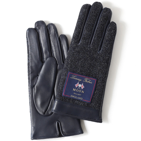 KURODA(クロダ) 羊革 レディース 手袋 ネイビー