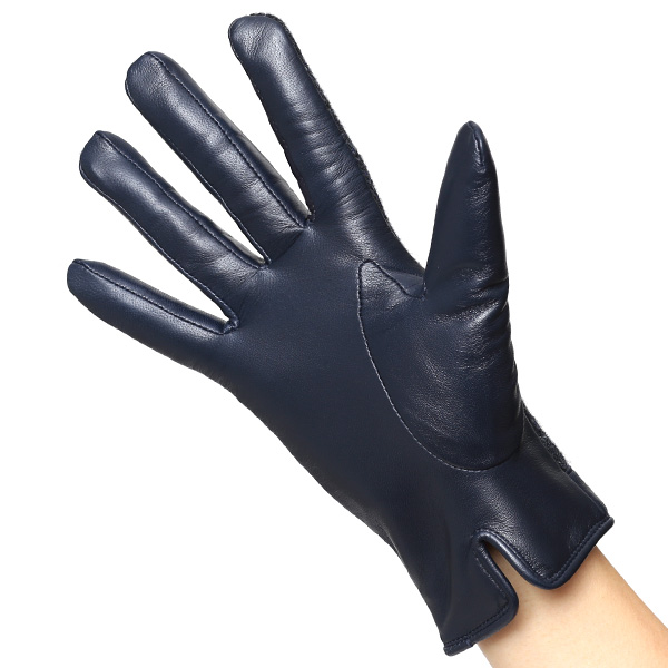  MOON(ムーン) 手袋 レディース ブランド 本革 スマホ対応  ブルー ネイビー 青色 スマホ操作可能 暖かい かわいい 高級 おしゃれ 大人 女性 プレゼント クリスマス 誕生日 皮 てぶくろ KURODA(クロダ)