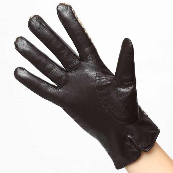  MOON(ムーン) 手袋 レディース ブランド 本革 スマホ対応  ベージュ 肌色 スマホ操作可能 暖かい かわいい 高級 おしゃれ 大人 女性 プレゼント クリスマス 誕生日 皮 てぶくろ KURODA(クロダ)