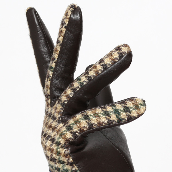  MOON(ムーン) 手袋 レディース ブランド 本革 スマホ対応  ベージュ 肌色 スマホ操作可能 暖かい かわいい 高級 おしゃれ 大人 女性 プレゼント クリスマス 誕生日 皮 てぶくろ KURODA(クロダ)