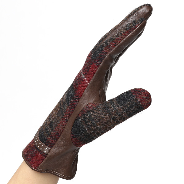  【ブランド化粧箱付き】 KURODA(クロダ)×MOON(ムーン) 手袋 レディース ブランド ブラウン 茶 茶色 暖かい かわいい おしゃれ 高級 大人 女性 プレゼント クリスマス 誕生日 ギフト 