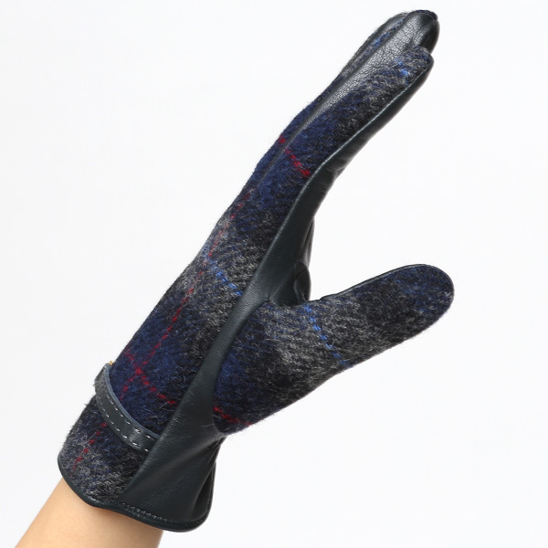 【ブランド化粧箱付き】 KURODA(クロダ)×MOON(ムーン) 手袋 レディース ブランド グレー グレイ 灰色 暖かい かわいい おしゃれ 高級 大人 女性 プレゼント クリスマス 誕生日 ギフト