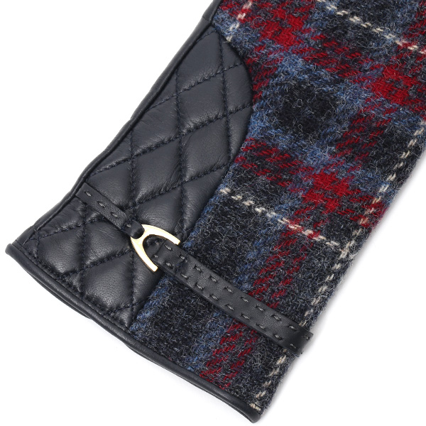  【ブランド化粧箱付き】 KURODA(クロダ)×MOON(ムーン) 手袋 レディース ブランド ブルー ネイビー 青色 暖かい かわいい おしゃれ 高級 大人 女性 プレゼント クリスマス 誕生日 ギフト 