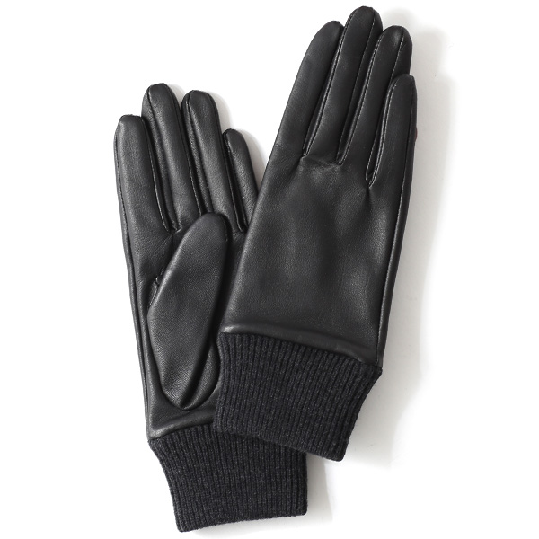 KURODA(クロダ) 羊革 レディース 手袋 ブラック