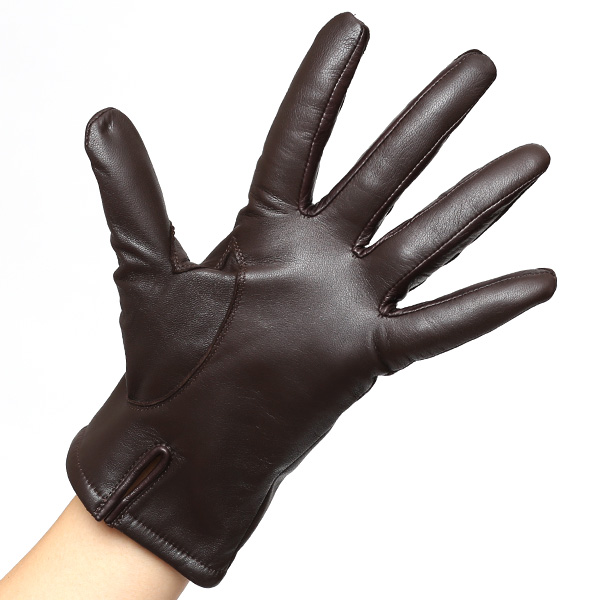  【ブランド化粧箱付き】 KURODA(クロダ) 手袋 レディース 本革 レザー 日本製 ダークブラウン ブラウン 茶 茶色 シンプル 大人 高級 かわいい おしゃれ プレゼント クリスマス 誕生日 ギフト 羊革 皮 てぶくろ