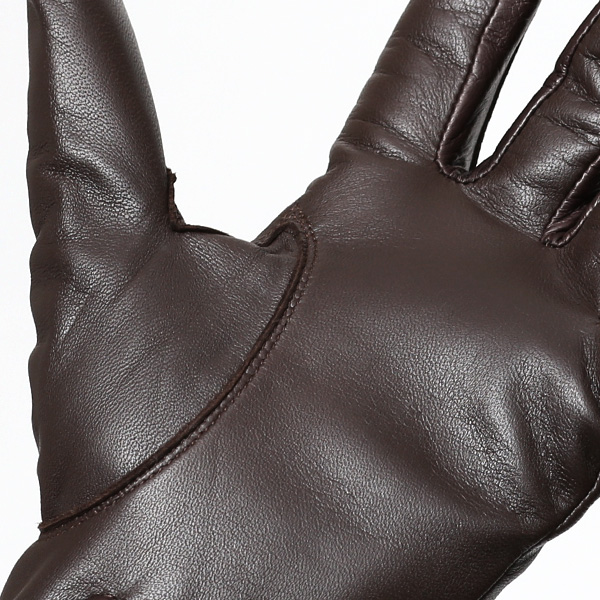  【ブランド化粧箱付き】 KURODA(クロダ) 手袋 レディース 本革 レザー 日本製 ダークブラウン ブラウン 茶 茶色 シンプル 大人 高級 かわいい おしゃれ プレゼント クリスマス 誕生日 ギフト 羊革 皮 てぶくろ