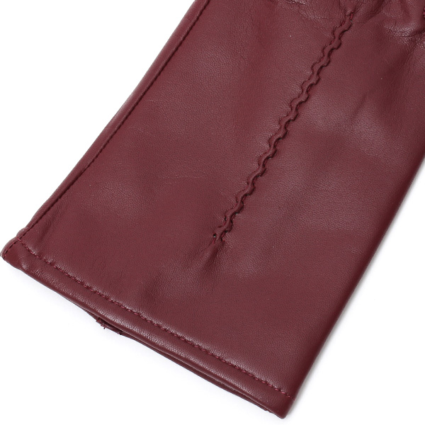  【ブランド化粧箱付き】 KURODA(クロダ) 手袋 レディース 本革 レザー 日本製 ワイン レッド ワイン 赤色 シンプル 大人 高級 かわいい おしゃれ プレゼント クリスマス 誕生日 ギフト 羊革 皮 てぶくろ